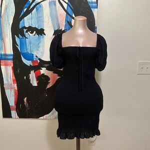 Gianni Bini black bodycon mini dress, women’s medium